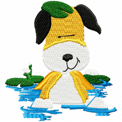 Dogs Embroidery Design 9